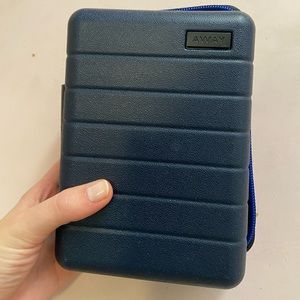 Navy away toiletry case